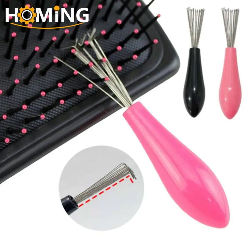 Comb Hair Brush Cleaner Plastic Metal Cleaning Remover Embedded Tool Remover Handle Hair Tangle Comb Hairdressing Accessories