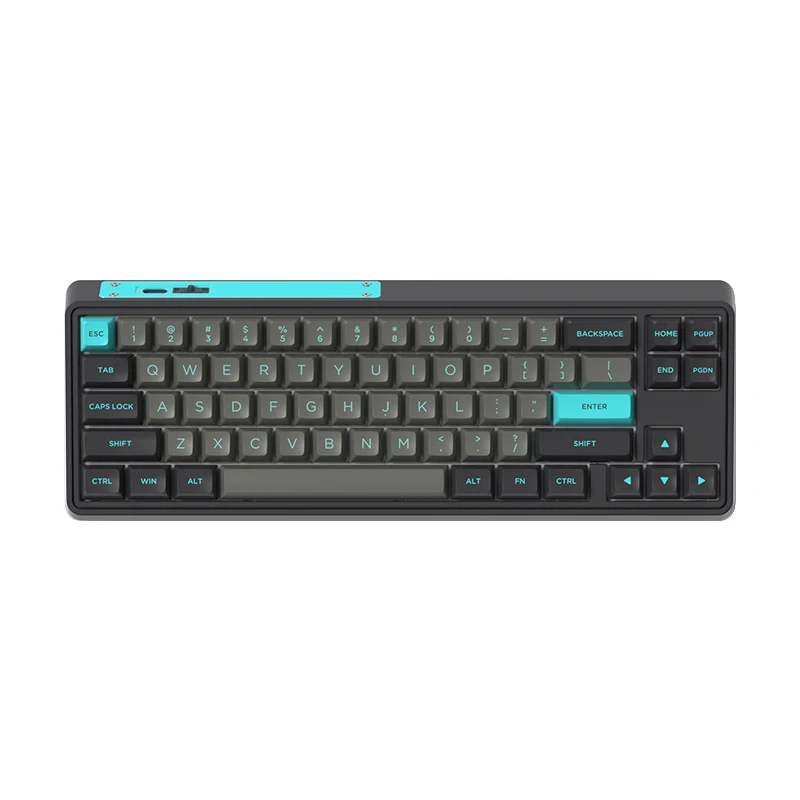FL ESPORTS CMK68 Mechanical Keyboard Double ISSP Structure 68 Keys RGB Hot Swap 2.4G Wireless Bluetooth Wired Keyboard