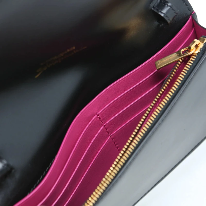 Luxury Keyhole Clutch Women 2026 Trend Fashion Elegant Party Wedding Bridal Purse New Black Faux Leather Gold Chain Shoulder Bag view 5