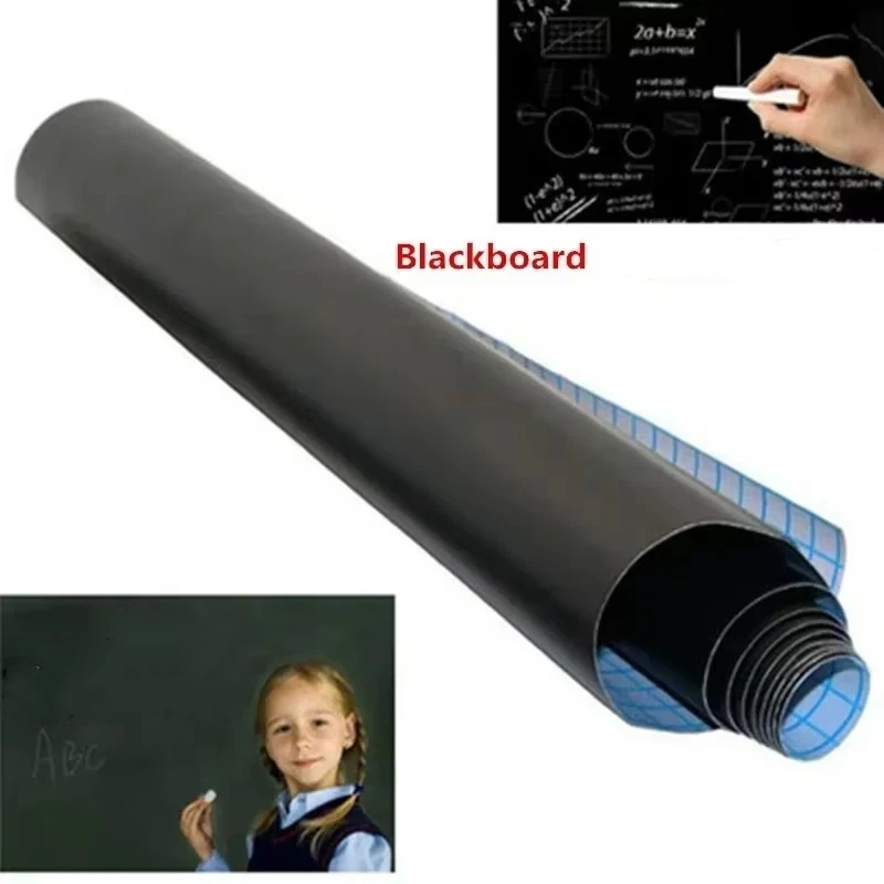 Vinyl Chalkboard Wall Sticker Removable Chalkboard Decal Great DIY Gift For Kids Learning Presentation Supplies 45X100cm