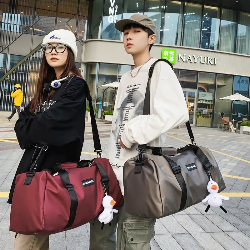 Sac de voyage de grande capacité pour hommes et femmes, sac à main d'affaires de luxe pour étudiants, sacs de bagages étanches pour l'école, nouveau