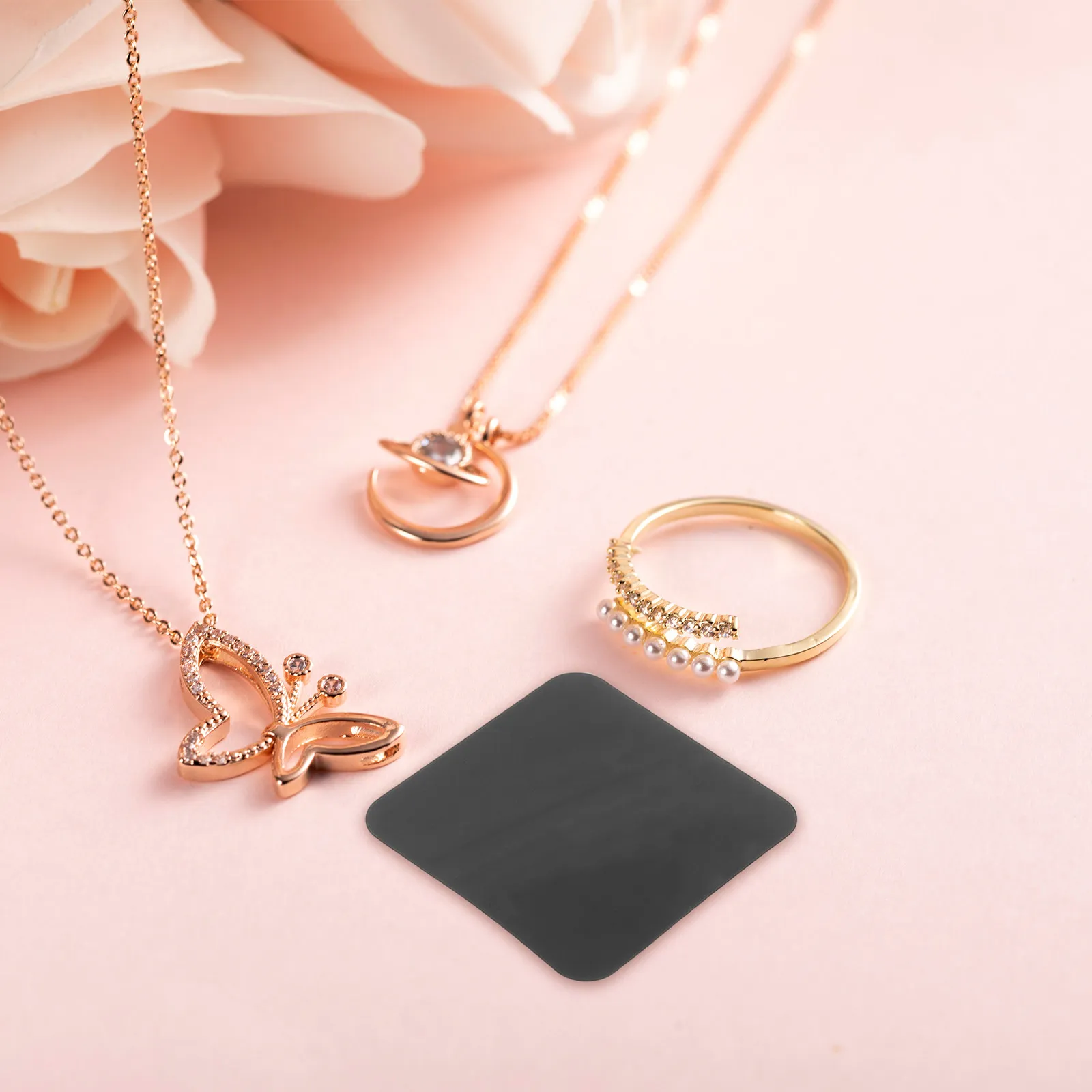 

100Pcs Jewelry Papers Silver Gold Protective Strips Prevent Blackening Oxidation Keep Jewelry Neat Fresh