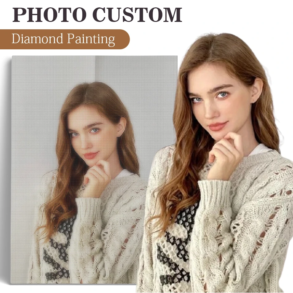 

CHENISTORY Photo Custom 5d Diamond Painting Full Drill Square Kits Diamond Mosaic Pictures Of Rhinestones Diy Embroidery Decor