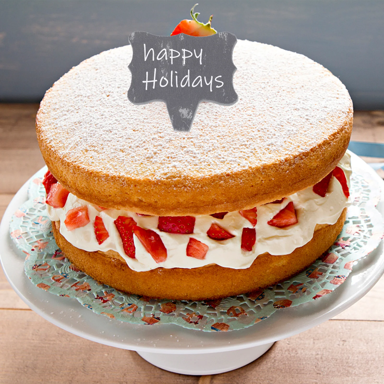 

4Pcs Cheese Labels Toppers Cake Dessert Cheese Inserts Signs Decor Ideal Bakery Home Shop Use Cake Toppers