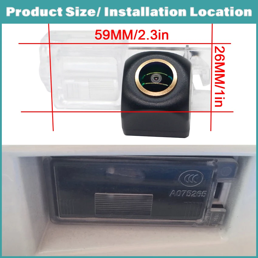 170° Car Rear View Reverse Backup Camera For Ford Escape Kuga C520 2013~2019 For Sync 2 3 2013~2016 Parking HD CCD Night Vision