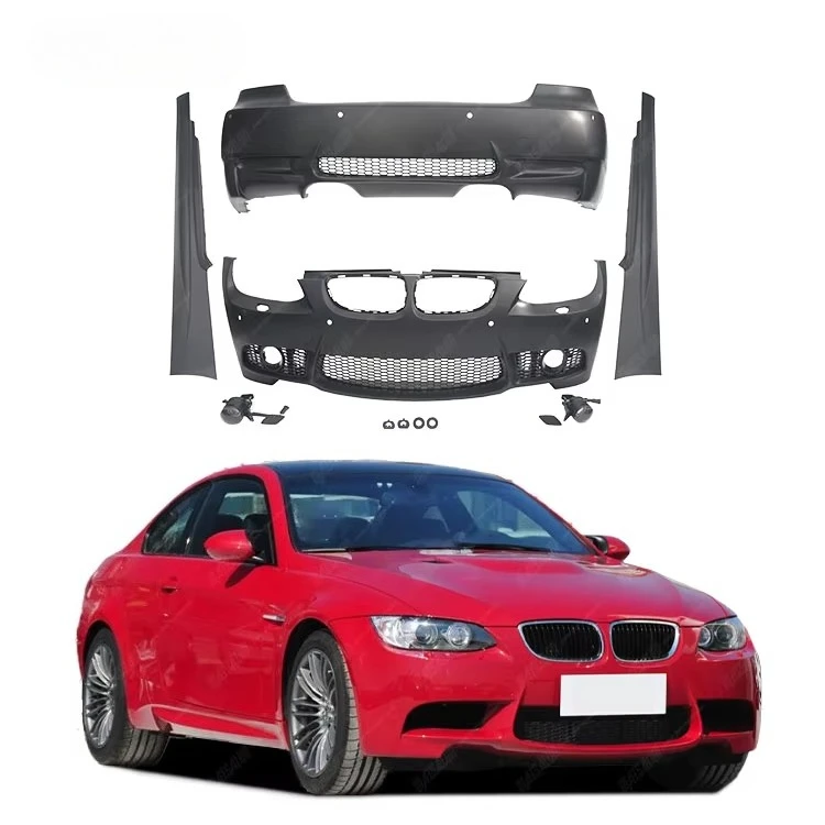 

2005-2013 Высококачественный комплект кузова для 3 серии E92 Coupe, обновление в стиле M3, с передним бампером, задним бампером, боковыми юбками