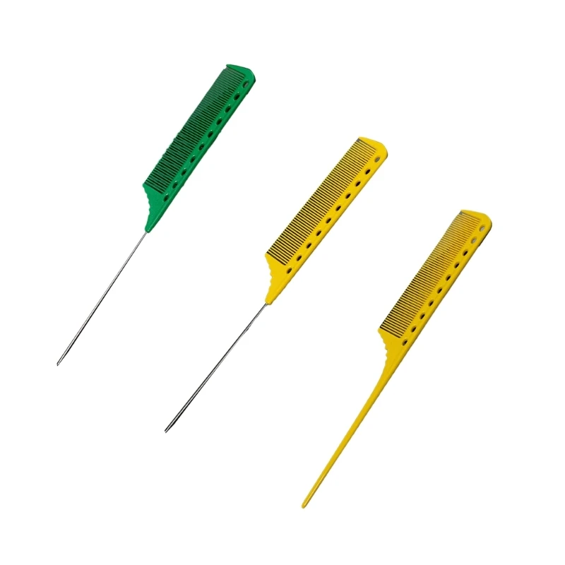 

Hair Teasing Comb with Pointed Tail Hairdressing Anti-static Combs Create Stylish Hairstyles with Ease