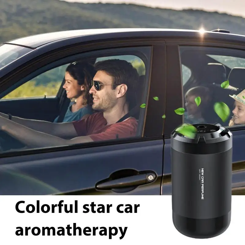 Car Air Freshener Diffuser Car Air Freshener Diffuser Cool Mist Star Colorful Lights Cool Mist Air Freshener Mini Oil Defusers