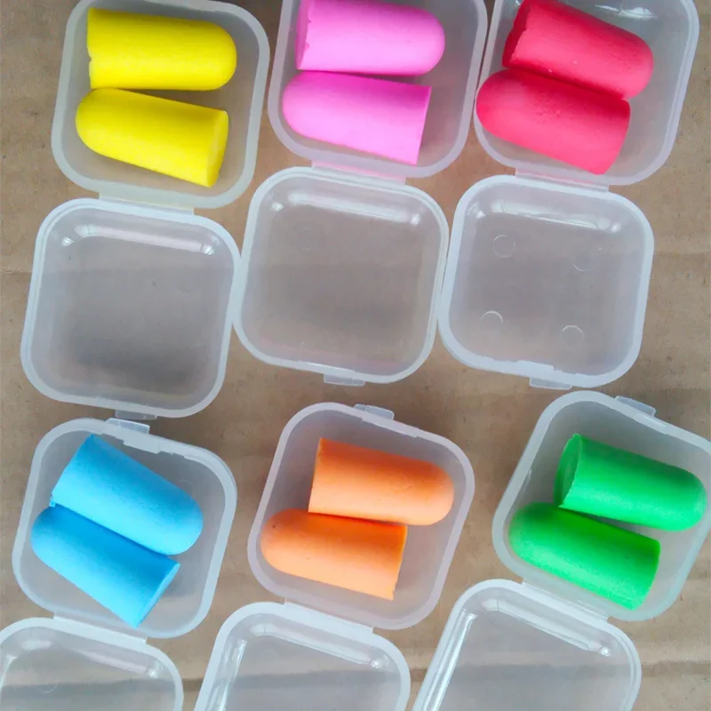 10pairs Soft Foam Anti-nosie Earplugs Ear Protector Plugs Anti Sound Noise Protection for Travel Sleeping Noise Reduction