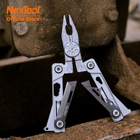 Nextool Silver Blade EDC Tool 14 In 1 Portable Pliers Multi Tool Screwdriver Wrench Pliers Knife With Leather Bag Hand Tools