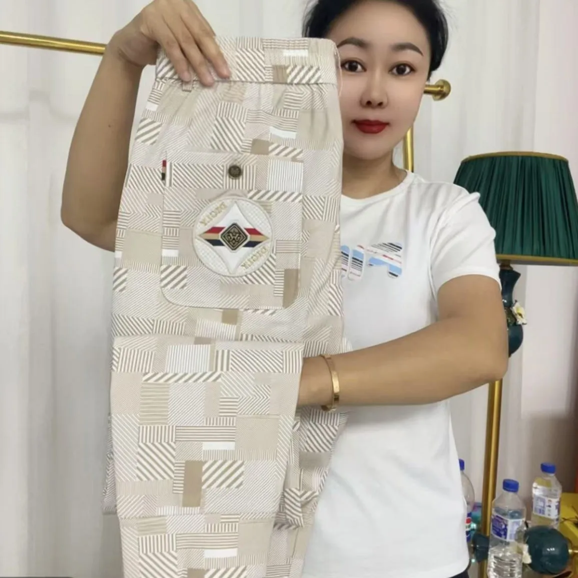 

Приталенные модные мужские повседневные брюки, тонкие универсальные брюки с манжетами Haome Harlan, летние длинные брюки для молодежи