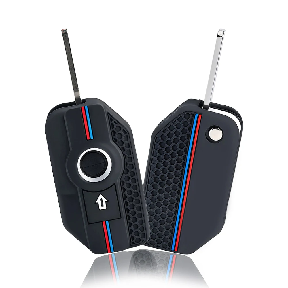 For BMW R1250GS R1200GS C400gt F750GS F850GS K1600B K1600GT R1200RS R1200RT F900R F900XR Motorcycle Silicone Key Case Skin Cover