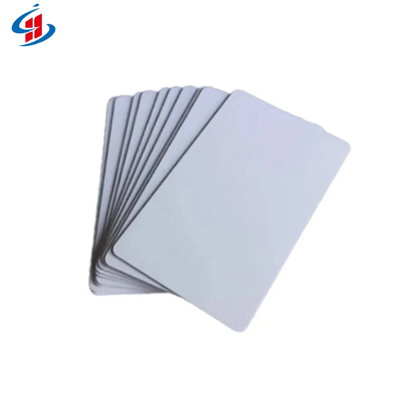 Lot de 100 cartes en PVC blanches, imprimables, de haute qualité, en plastique Regional à sublimation, ID business vierge, CR80