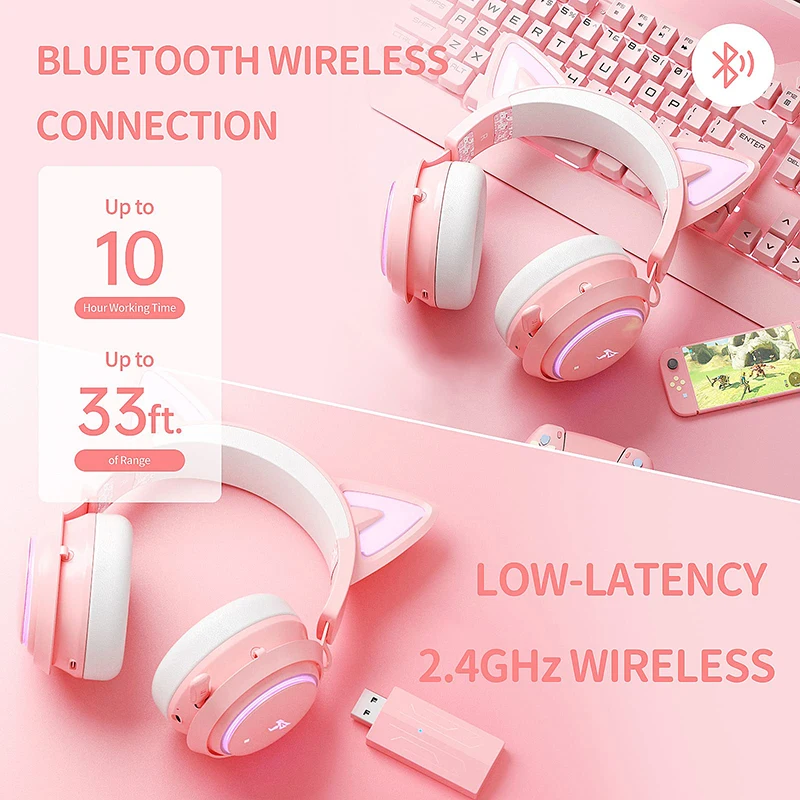 GS510 the third mock examination Wireless Bluetooth 2.4G E-sports Game Headset Voice Speaking Headset Outdoor Sports Headset