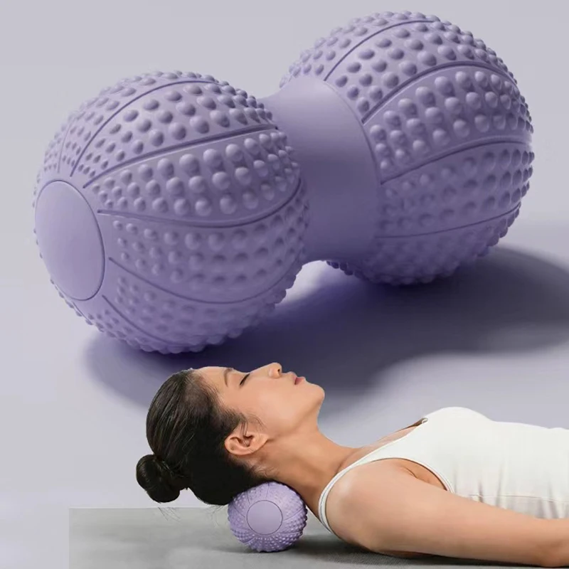 Ballons de massage portables en TPE pour hommes et femmes, pour la maison, le yoga, le pilates, le fitness, le massage des fascias, du cou, du dos, des pieds et des jambes