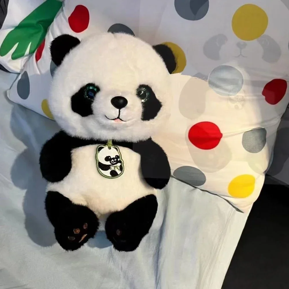 24CM Internet Celebrity China Panda Pluszowa zabawka National Treasure Bei Bei Sooth Sleeping Doll Daj dzieci Świąteczny prezent urodzinowy