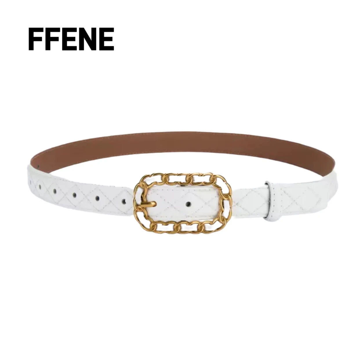 

Leather women's belt, casual leather belt, luxurious second-layer cowhide belt, slim waistband.