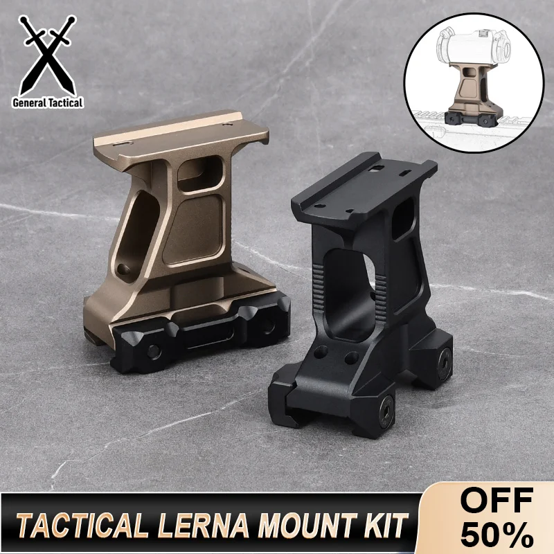 

Wadsn Tactical LERNA MOUNT KIT All Metal Fast Red Dot Sight Elevated Base Mounts Fit 20mm Rail Hunting Airsoft Scout Accessories