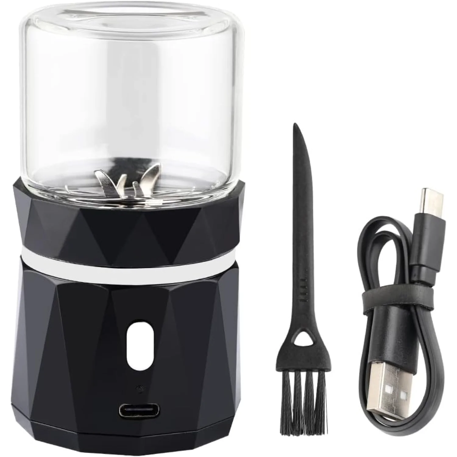 Mini Small Grinder  Grinder With USB Rechargeable Spice Grinder Automatic Onion Grinder