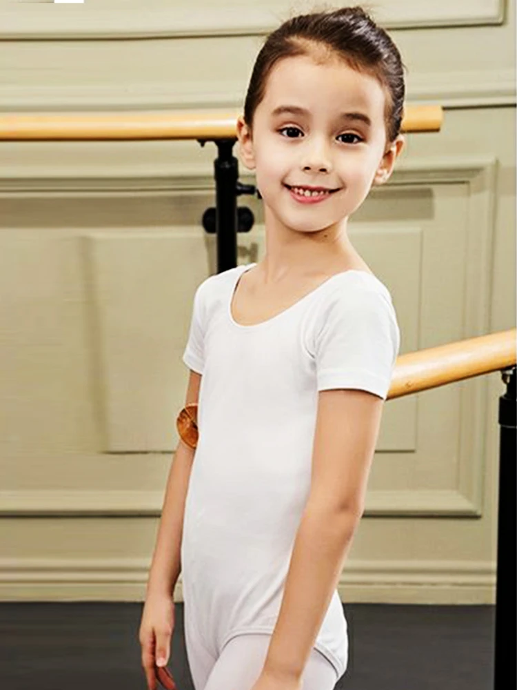 Trajes de dança, trajes de prática de dança chinesa de manga curta para meninas infantis, traje de dança física de classificação infantil