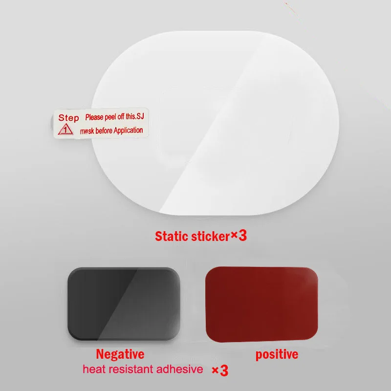 For 70mai Dash Cam M500 heat resistant adhesive and Static Stickers for 70mai M500 Car DVR heat resistant adhesive 3pcs