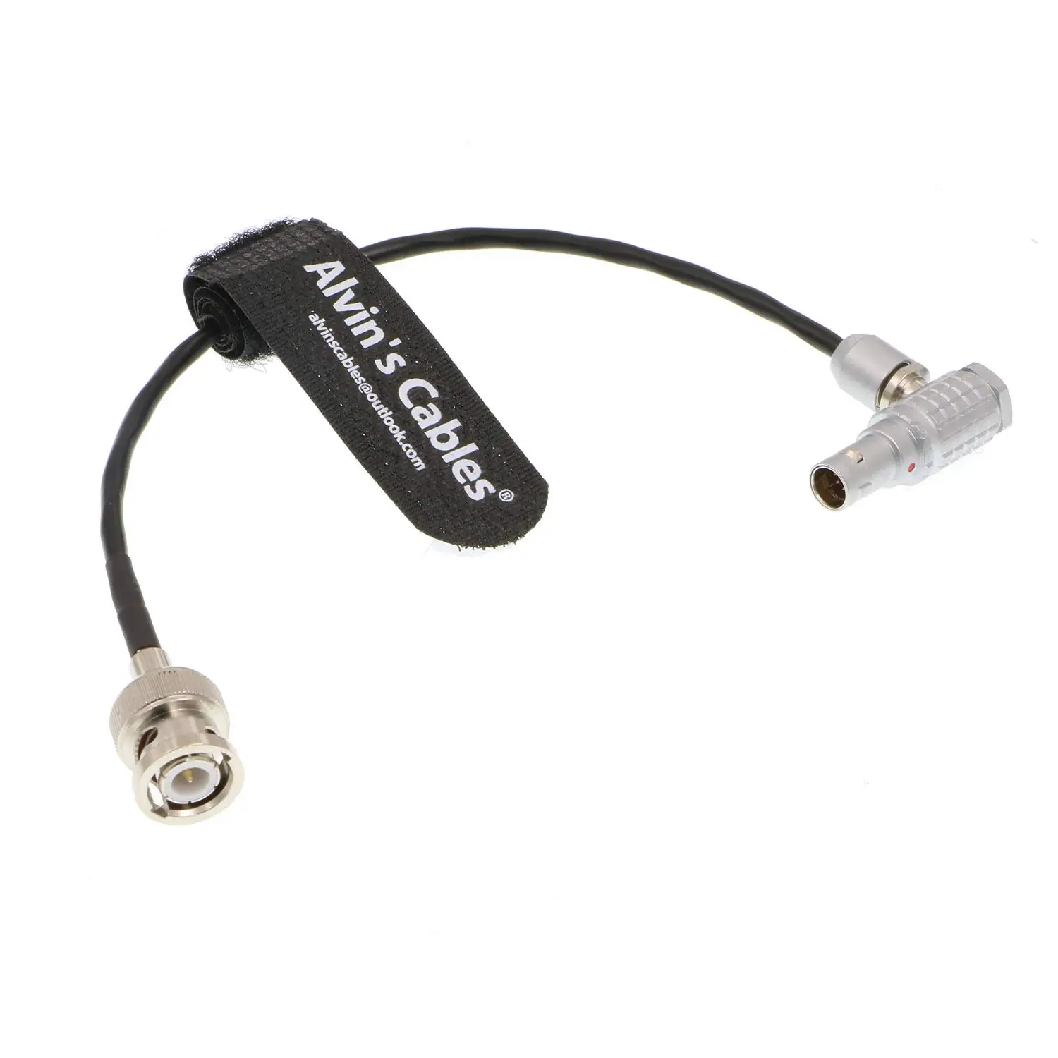 

Alvin's Cables Red Komodo Timecode Cable BNC Male to EXT 9 Pin Male Right Angle Time Code Cable for Sound Devices ZAXCOM