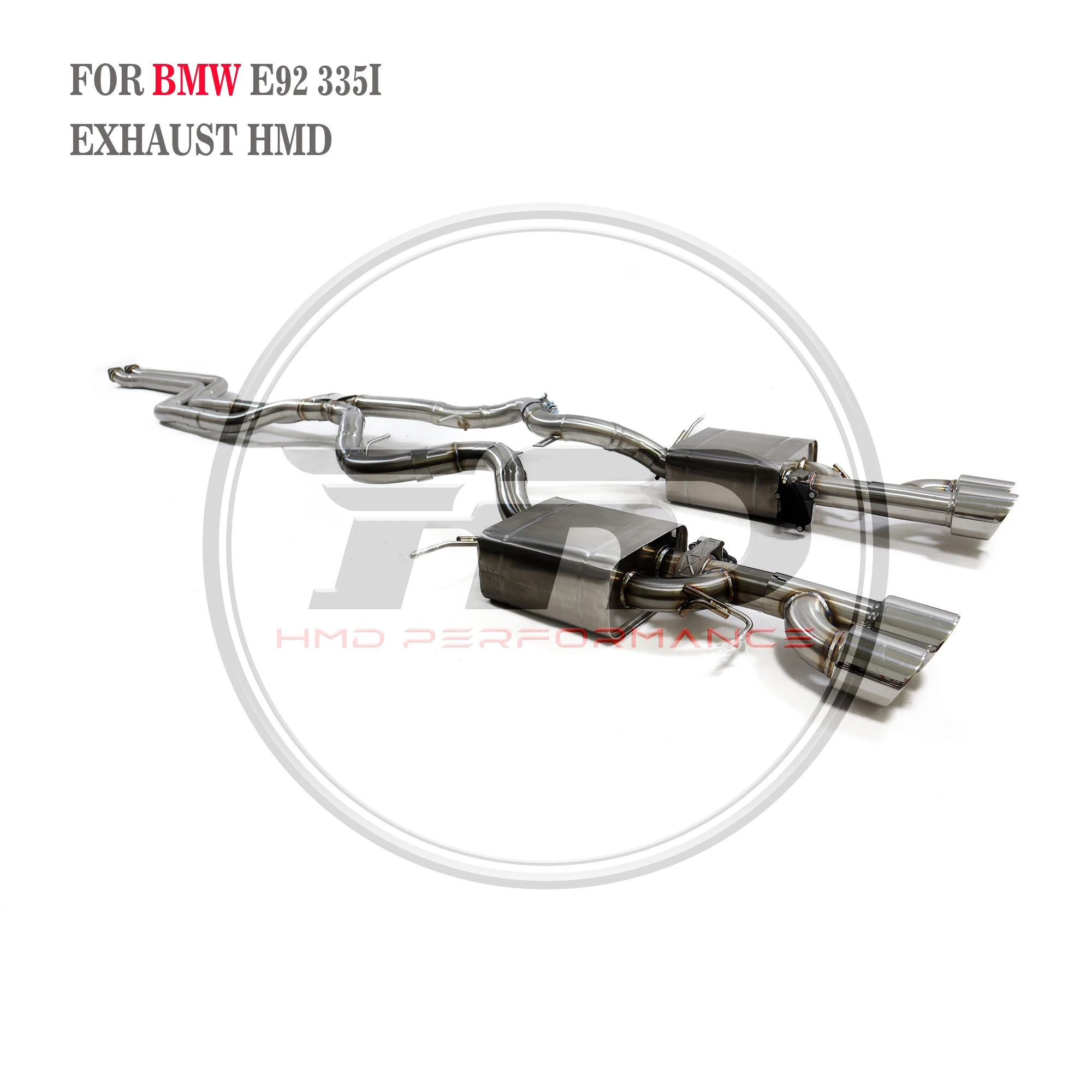 HMD Stainless Steel 304 Exhaust For BMW E92 335i Valve Exhaust System