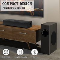 New Arrival 80W Power 2.1 CH Wireless Bluetooth Sound Blaster Speakers TV Echo Wall Home Theatre Soundbar Subwoofer with Remote