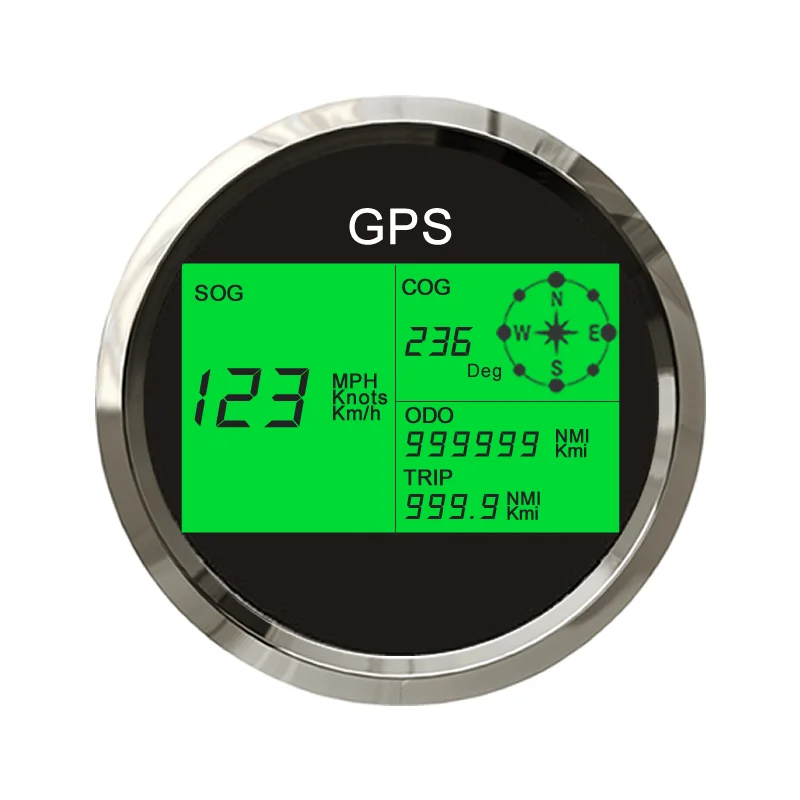 

85mm Digital GPS Speedometer 85mm Display Clearly under Sunshine or with Sun glasses