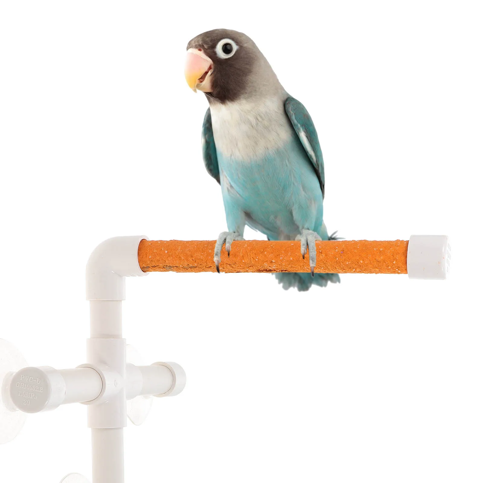 

Scrub Portable Bird Parrot Perches Suction Cup Shower Perch Stand Window Shower Bath Wall Paw Grinding Stand Toy (Ramdom Color)