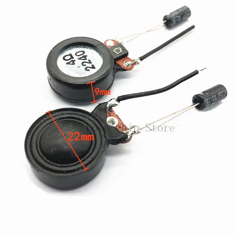 2pcs Diameter 22mm Silk Film Dome Tweeter 4 ohms 10W 8ohms Speaker Inline Magnetic Factory Intelligent Audio