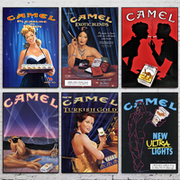vintage camel cigarettes Poster HD art sticky wall waterproof home living room bedroom bar aesthetic decoration