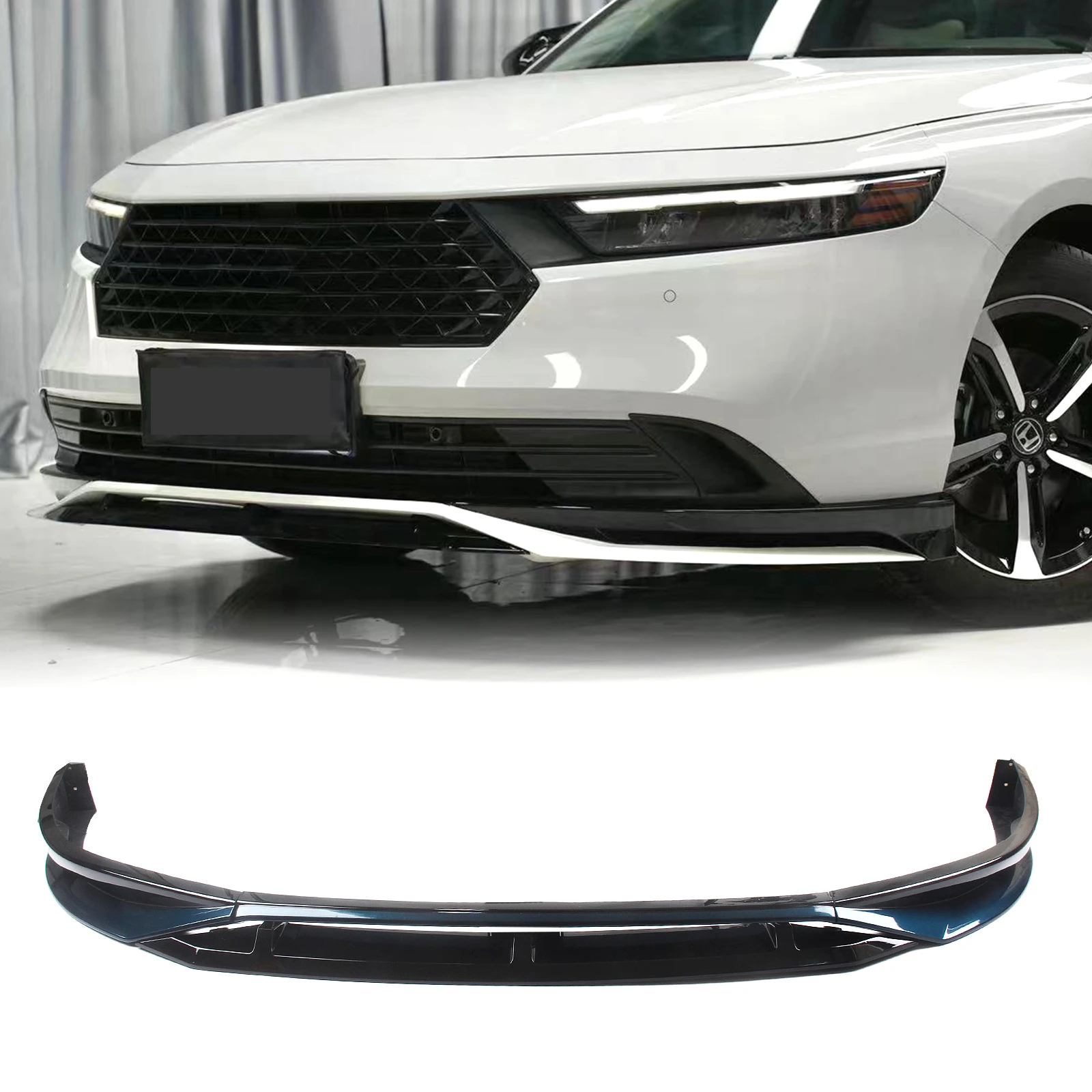 

AKASAKA Front Bumper Spoiler Lip For Honda Accord 11TH 2023-2025 Car Lower Splitter Body Protector Kit Blade Cover