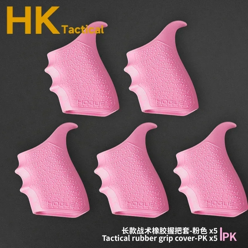 Tactical Glock Grip Rubber Holster 5Pcs Outdoors Shooting Handguard Non-Slip Sleeve G17 G18 G34 G47 Universal Glock Accessories