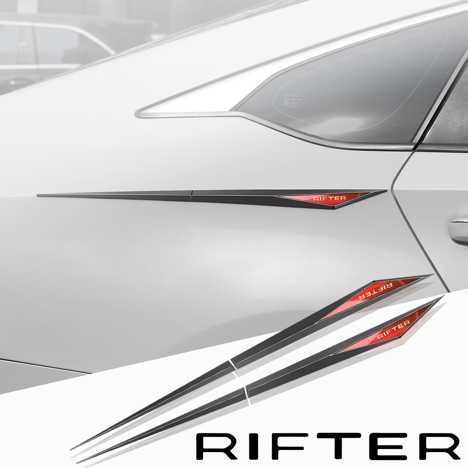 

2pcs car stickers TPU car accessories para auto for peugeot rifter
