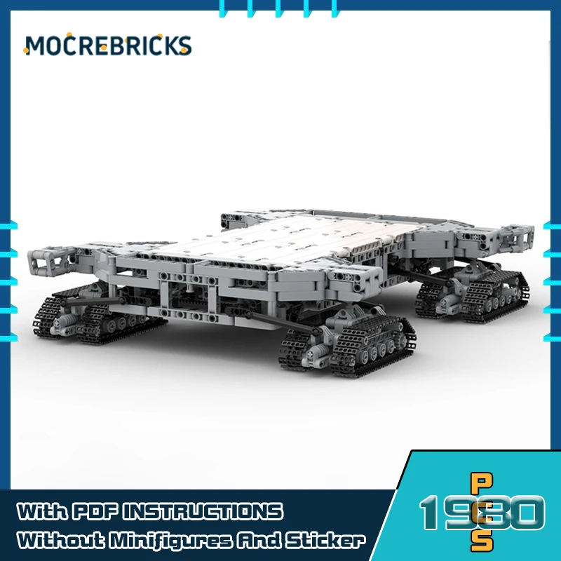 

MOC-204083 Transportation Series Giant Crawler-Transporter 1:110 Model Building Blocks DIY Bricks Children's Puzzle Toys Sets