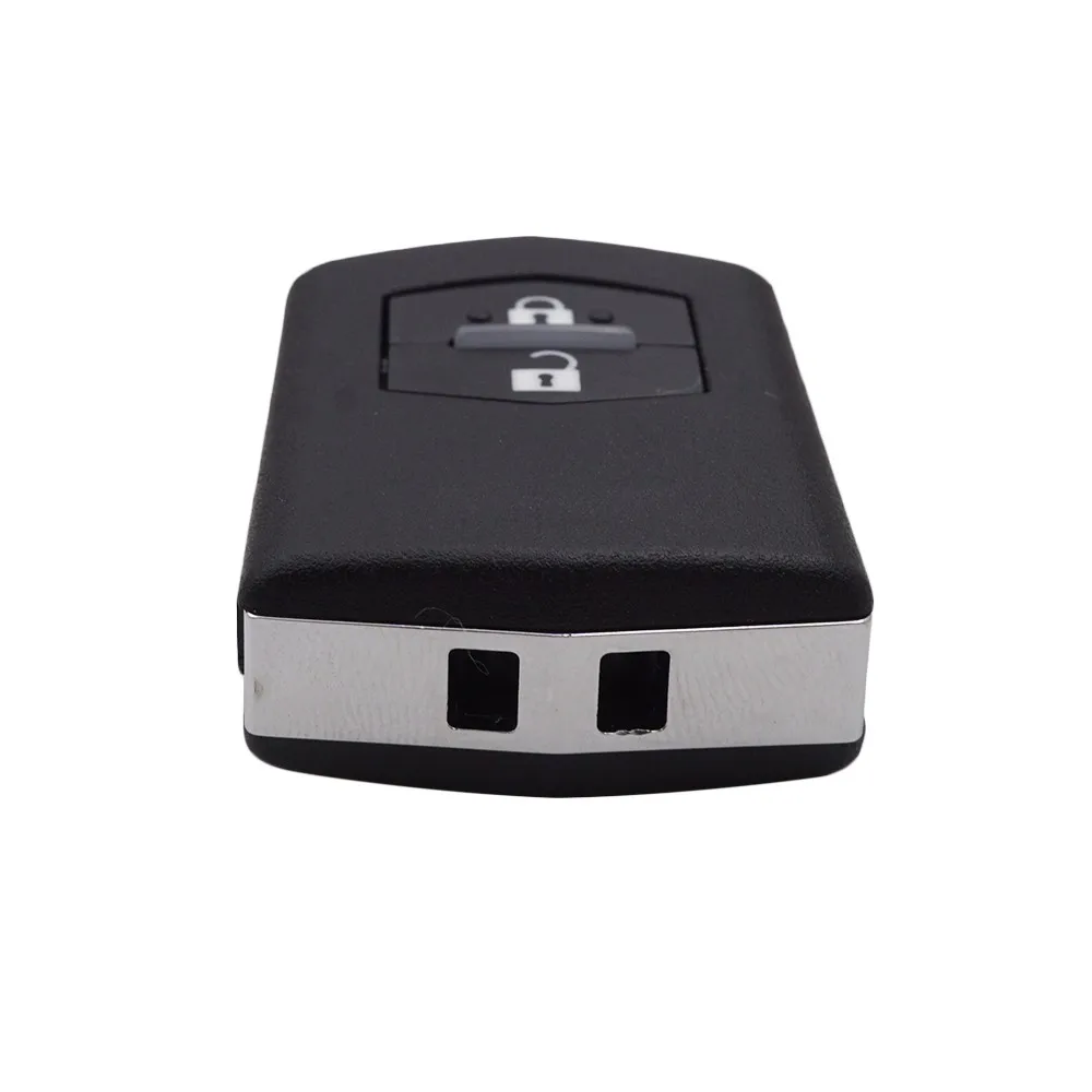 Cocolockey Auto Afstandsbediening Sleutel Shell Case Fob 2 knoppen Voor Mazda 2 3 5 6 MX5 RX8 Flip Opvouwbare Sleutels Behuizing vervanging 2 stuks