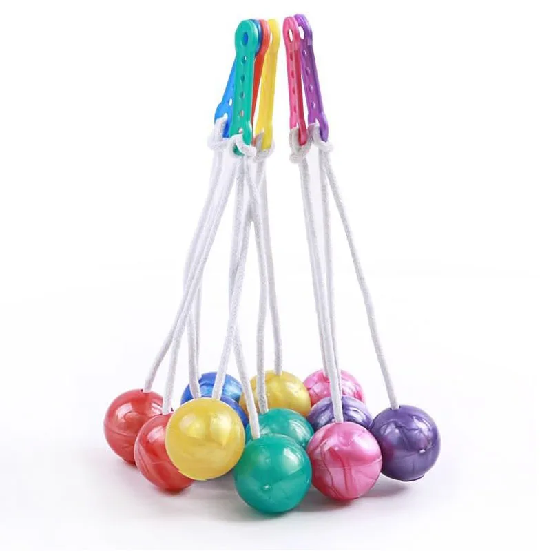 5PCS Vintage Clackers Balls On a String Lato Lato Toy Fidget For Autism ASHD Novelty Gifts For Boys Girls Birthday Party Favors