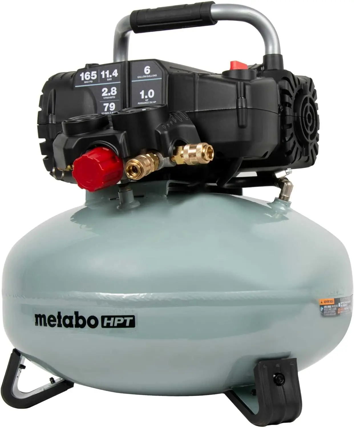 Luftkompressor, Pfannkuchen, 6 Gallonen, 165 PSI