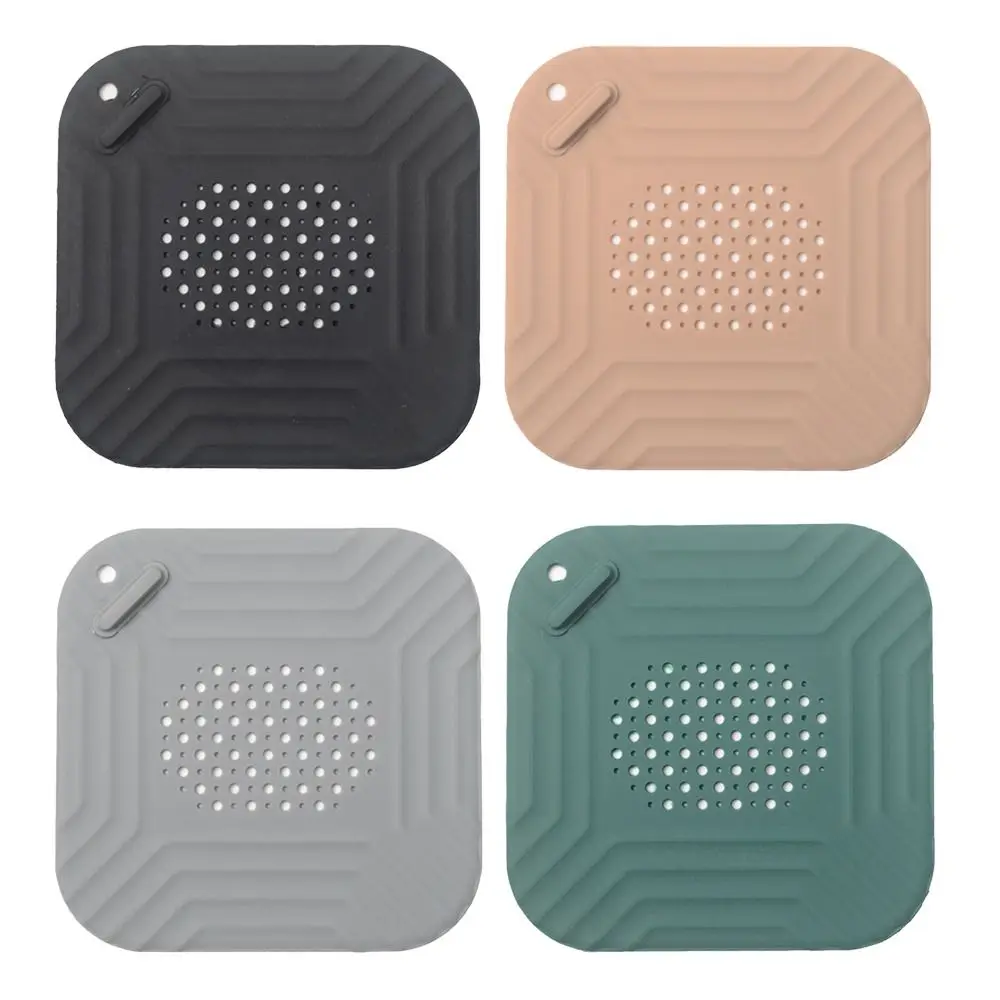 

Anti-blocking Sink Strainer Floor Drain Square Shape Sewer Outfall Drain Filter Hair Clean Up Mesh Trap