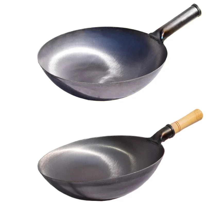 Carbon Steel Wok,12.6