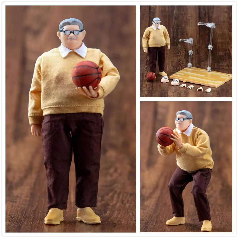 Dasin Gt Model 6 Inch Actiefiguur Anime Slam Dunk Shohoku Coach Mitsuyoshi Anzai Nd087