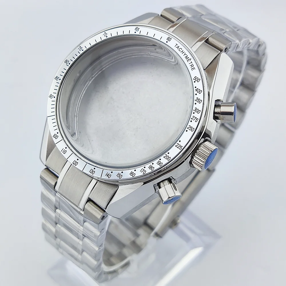 

Корпус VK63 диаметром 40 мм, водонепроницаемый корпус из нержавеющей стали 316L, корпус из пузырчатого стекла, запасные части для часов, аксессуары, роскошный мужской корпус