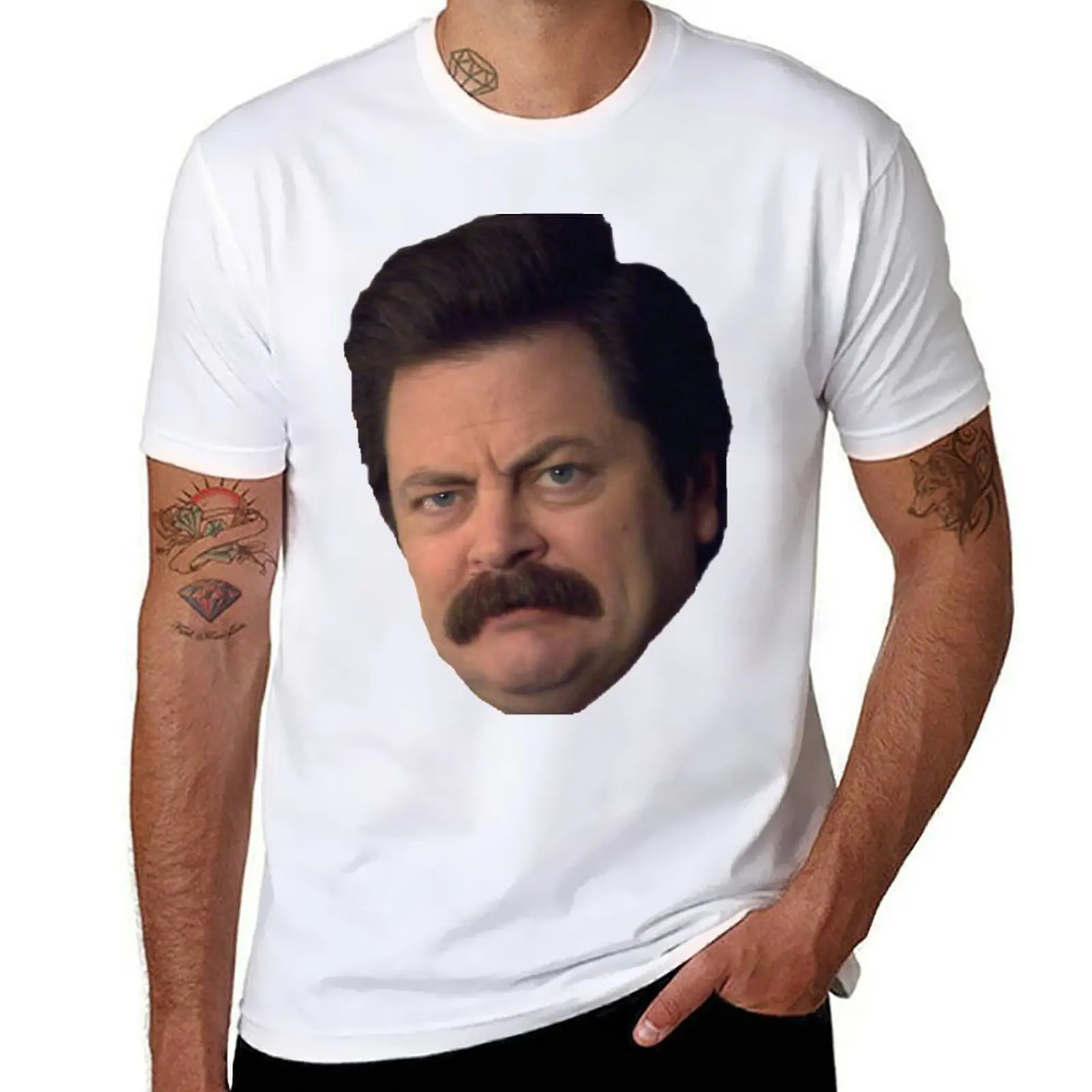 

Ron Swanson T-Shirt t shirts for man slim fit mens graphic t shirts T-Shirt