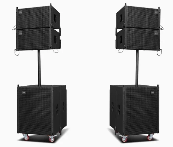 2025 RCF Active Sistema Line Array de 12" Altavoces profesionales para eventos musicales y sonido en vivo