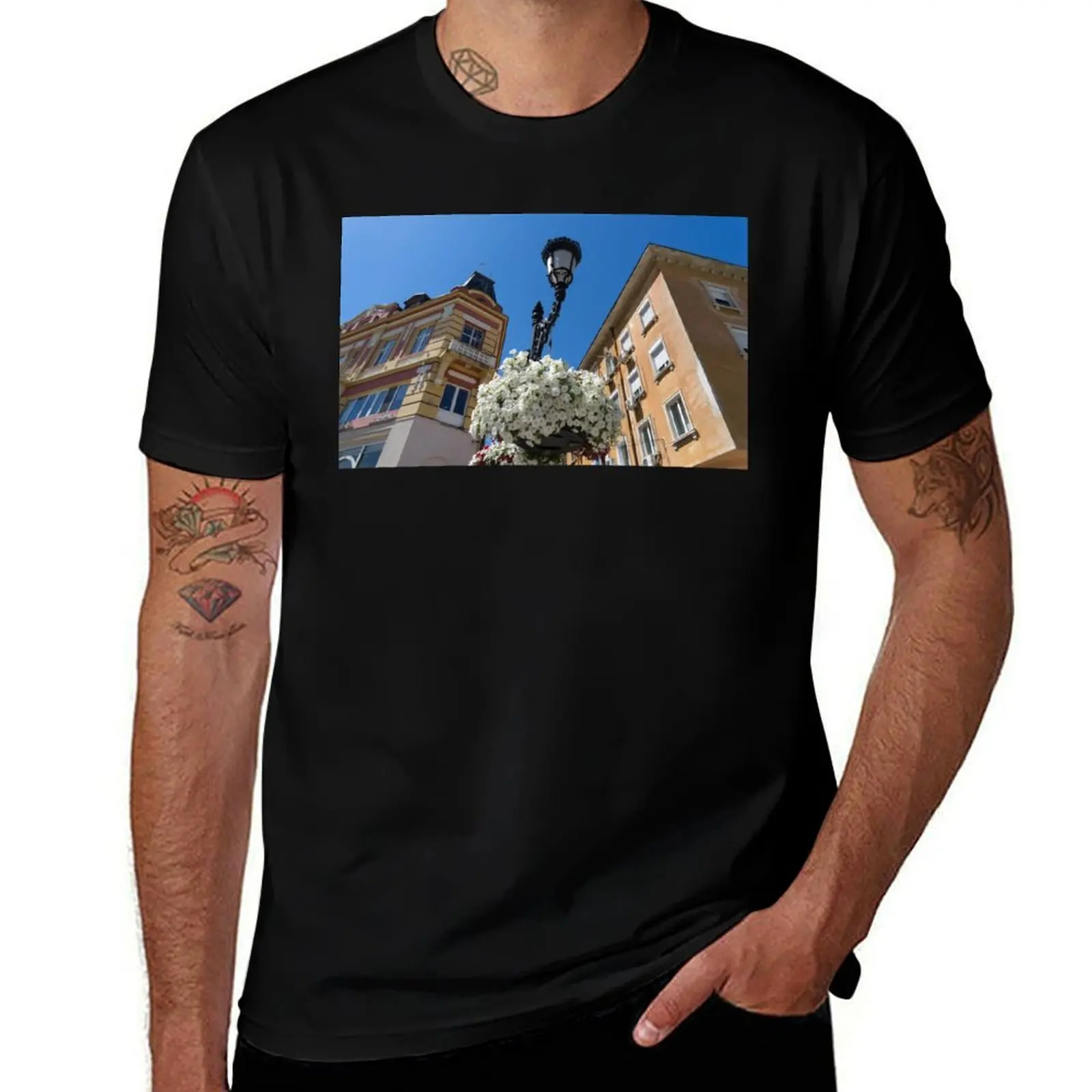 

Flowery Lantern - City Center Plovdiv Bulgaria T-Shirt luxury t-shirt customs design your own mens clothing
