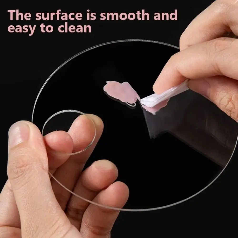 Holes Acrylic Palette Eye shadow Mixing Cream Pigments Stainless Steel Makeup Mixing Palette Makeup Nail Art Manicure Tool