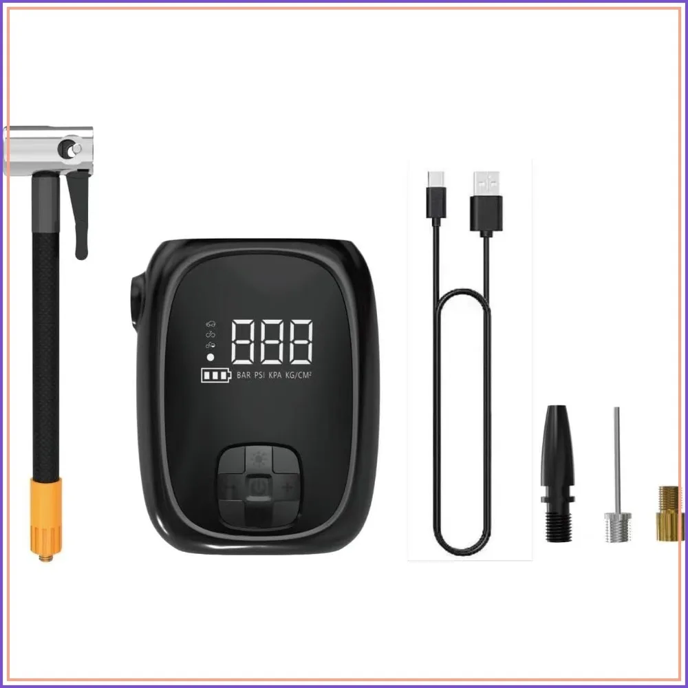 Portable Tire Inflator with Smart Air Pump – Fast & Easy Inflation for Cars, Motorcycles, Bicycles