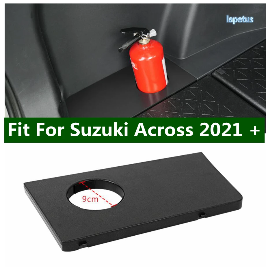 

Plastic Rear Trunk Fire Extinguisher Fixed Support Beverage Cup Bracket Panel Cover Fit For Suzuki Across 2021 + Accessories