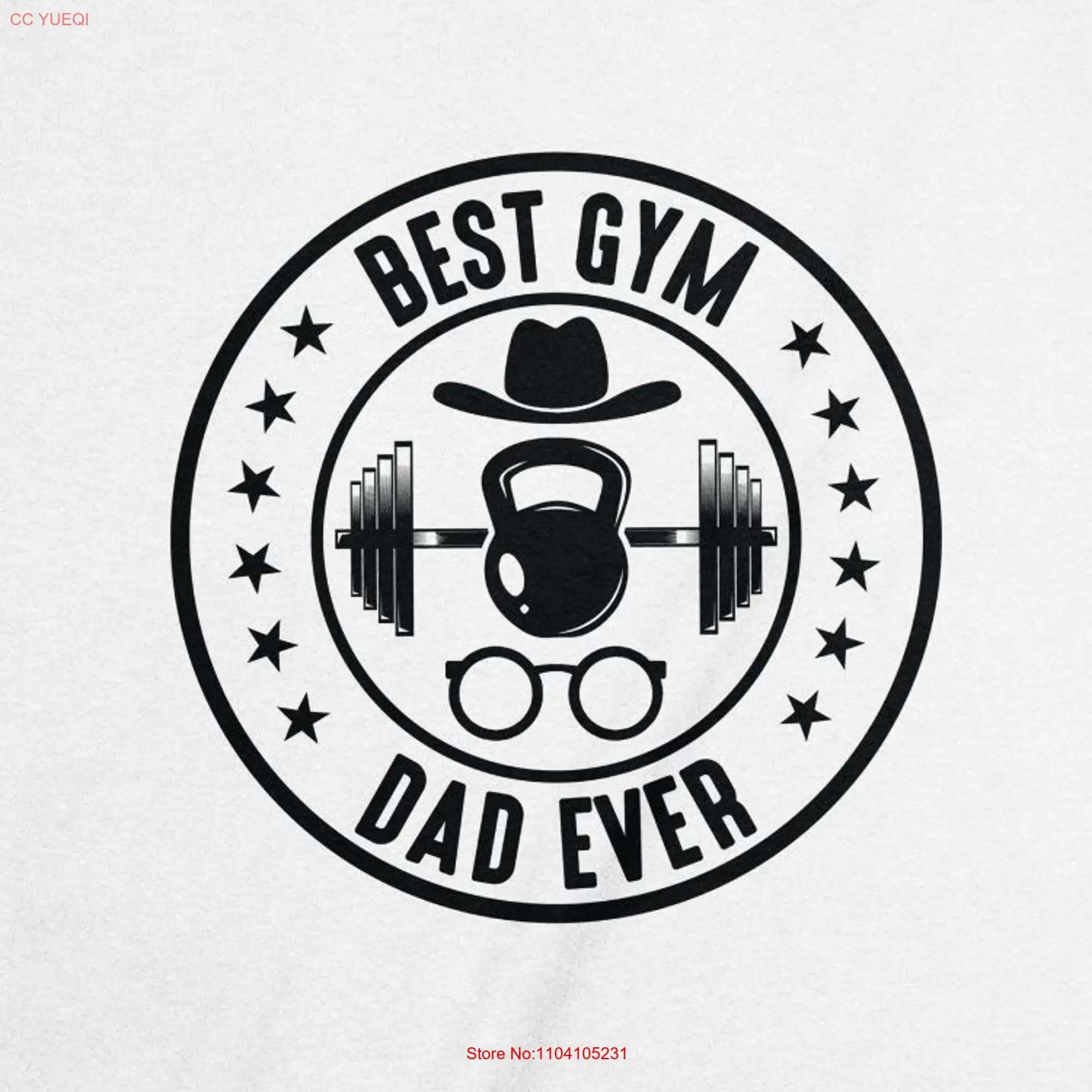 Best Gym Dad T Shirt Inspirational Fitness Apparel for Dads Great Fathers Day Workout and Exercise Clothing Men